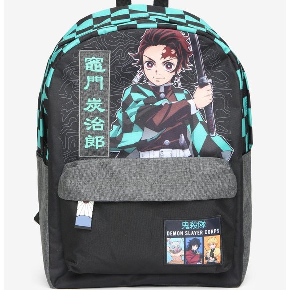 Demon Slayer Checkered Backpack NWT main image 5